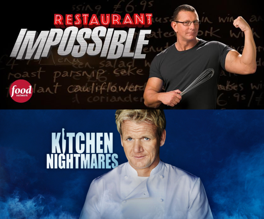 Image result for Kitchen Nightmares vs. Restaurant: Impossible