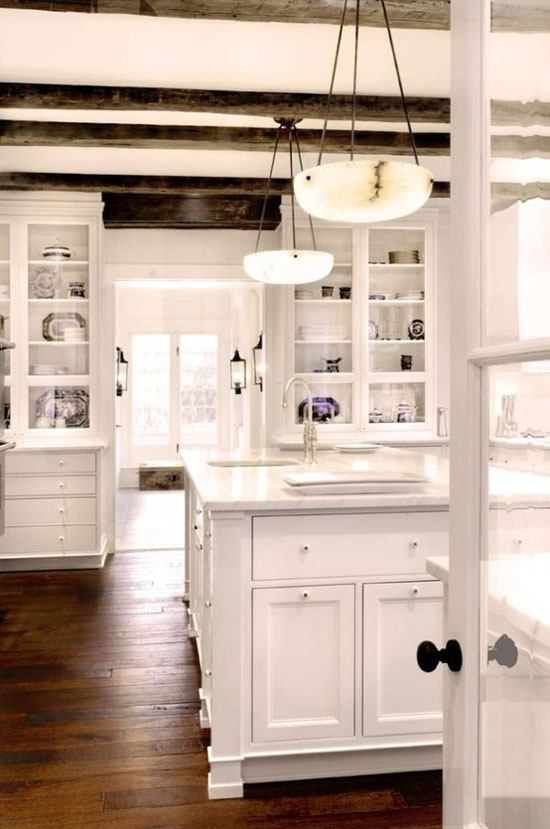 traditional white kitchen