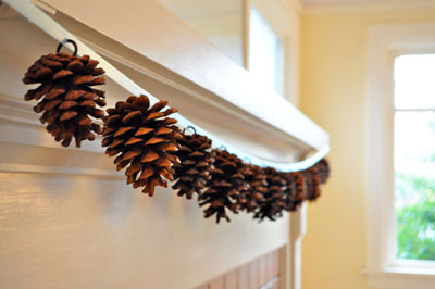 pine cone garland