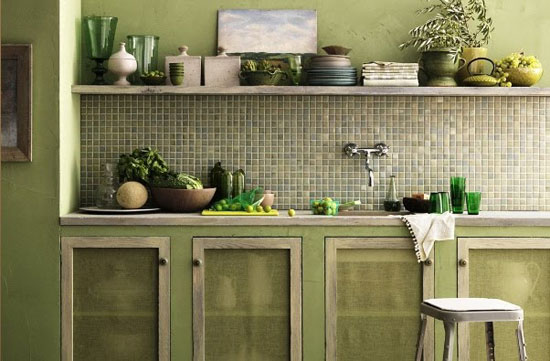 olive kitchen paint color