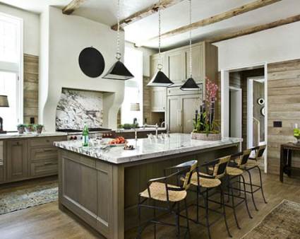 contemporary kitchen design with wood