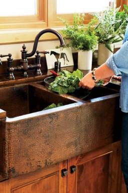 copper kitchen sink