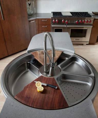 rotating sink