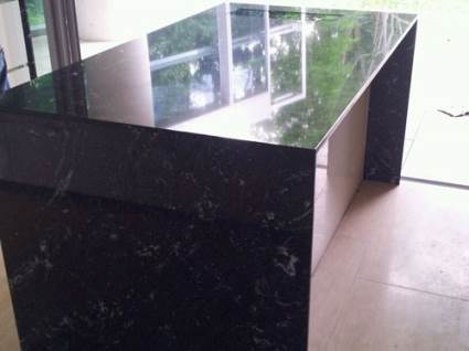 granite countertop in a modern kitchen design