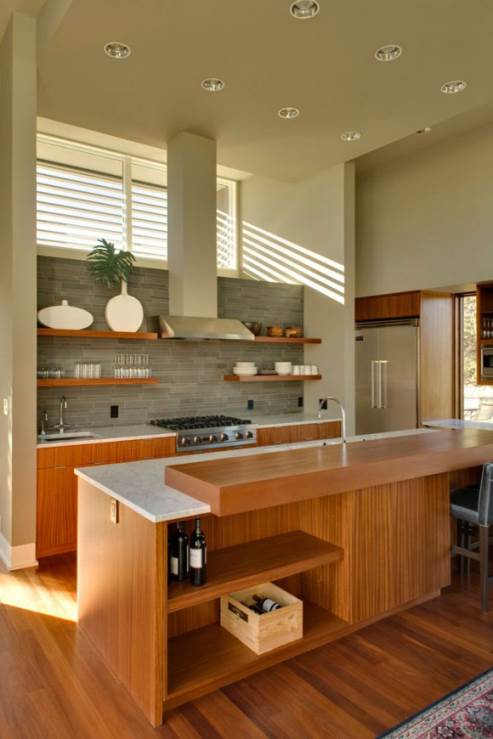 wooden kitchen