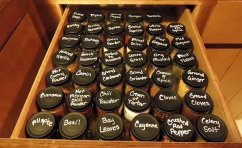 make your own spice jars