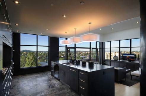 black kitchen by smith design