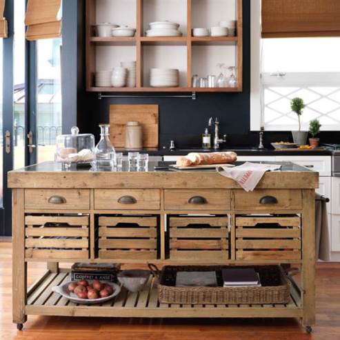 stone top kitchen island by williams sonoma