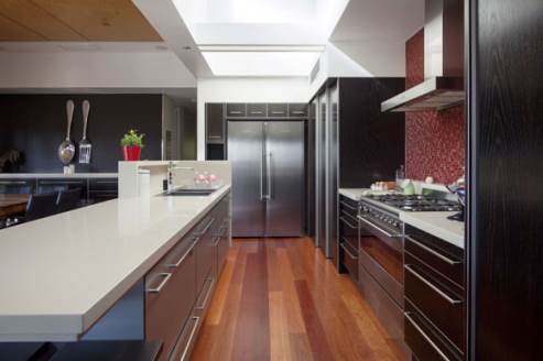 stainless steel kitchen appliances