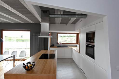 abstract shape kitchen