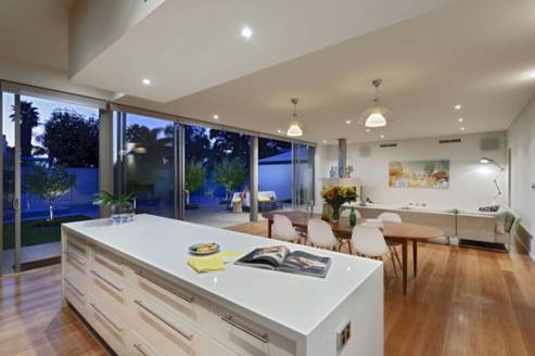 two tone kitchen design