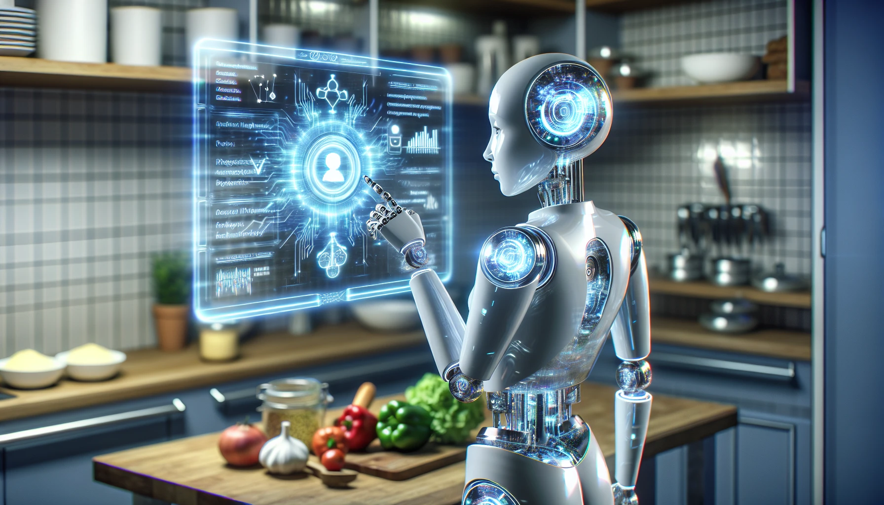 AI analyzing consumer preferences to develop new food recipes