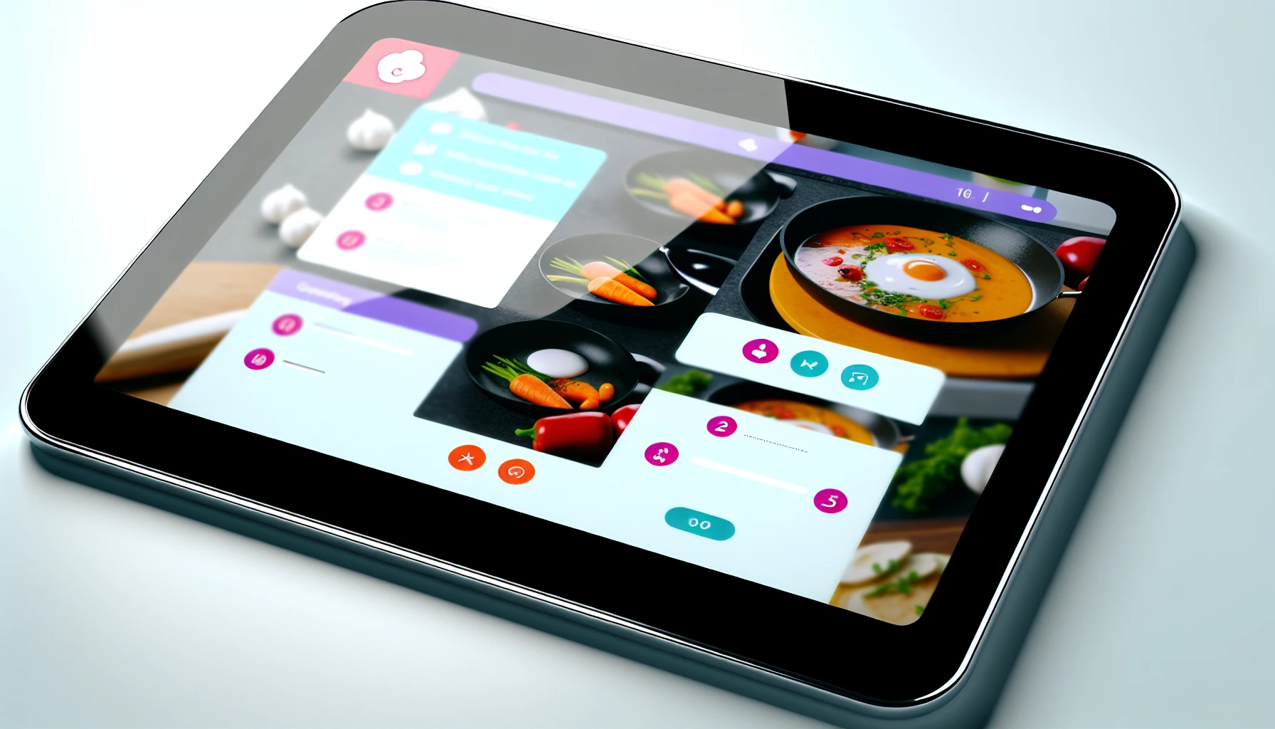 SideChef app providing interactive step-by-step guidance