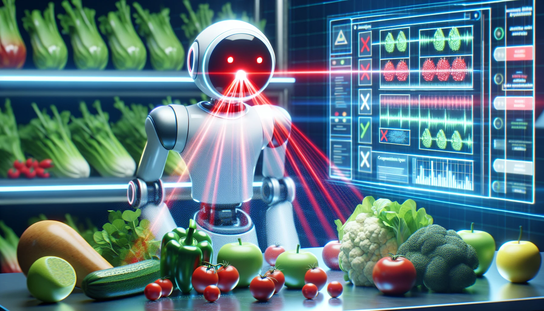 AI monitoring food safety through advanced technology